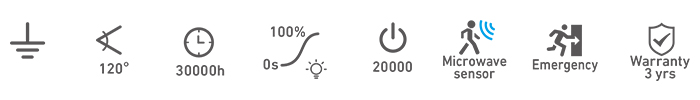 3CCT DIP Switch, 3000K 4000K 6500K Color Temperature Changeable Linkable LED Tri proof light 3CCT DIP Switch, 3000K 4000K 6500K Color Temperature Changeable Linkable LED Tri proof light