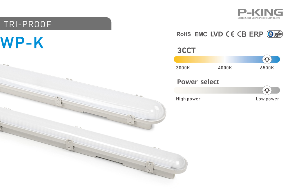 Linkable LED Tri proof light for Warehouse, UV Stabilized PC Body Linkable LED Tri proof light for Warehouse, UV Stabilized PC Body
